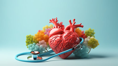 Poster design for world mental health day. Generative Aiの素材