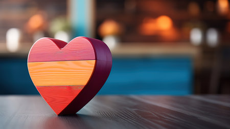 Flat lay of ornaments for valentines day. Generative Aiの素材