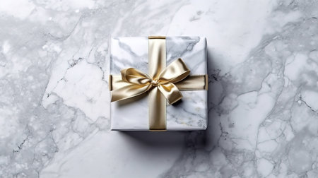 Flat lay of celebration new year's composition christmas red and silver decorations. Generative Aiの素材