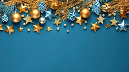 Realistic christmas background. Generative Aiの素材