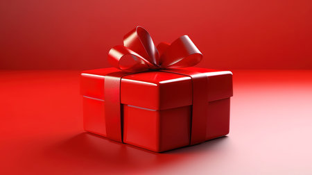Christmas gift with baubles. Generative Aiの素材