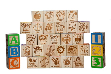 Alphabet blocksの写真素材