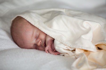 Sleeping Baby Boyの写真素材