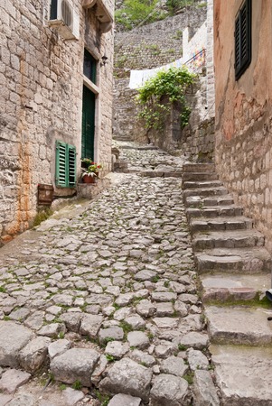 The old town of Kotor, Montenegroの写真素材