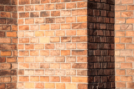 A background of old vintage brick wall