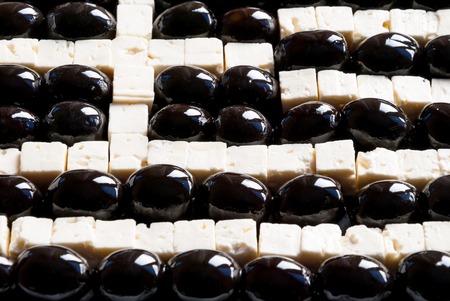 Greek flag from foodの写真素材