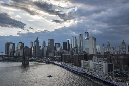 fiew towards manhattanの写真素材