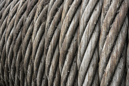 steel rope on a drum