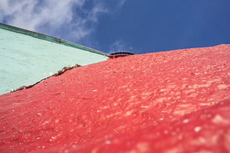 Detail of poolberg lighthouse near Dublin.の写真素材