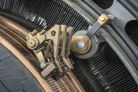 detail of a historical engineの写真素材