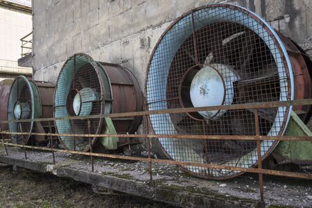 Ventialtion system of a historic plant.の写真素材