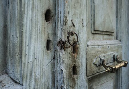 Weathered door in Istanbul.