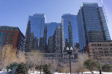 Skyscrapers in Boston.