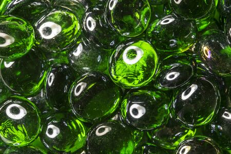 Glass pebbles.の写真素材