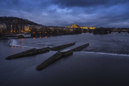 City panorama of Prague.の写真素材