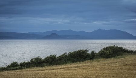 Isle of Arran from the Scottish Mainland.