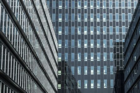 Detail of a modern office buildingの写真素材