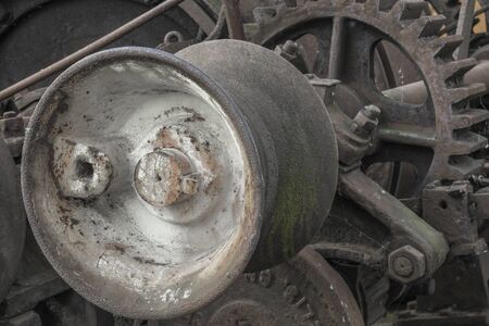 Old industrial machineの写真素材