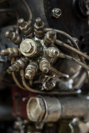 fuel distribution unit of an old rotary engine