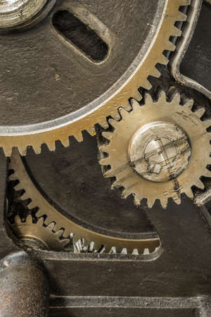 gearbox of historic machineryの写真素材