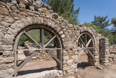 ruins of the historic city of Olympos