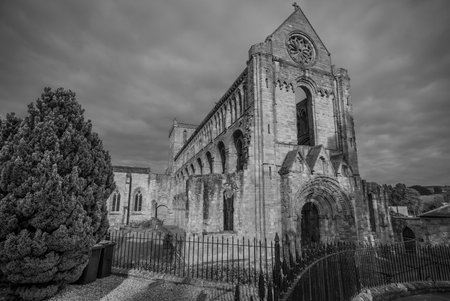 Jedburgh Abbey in the Scottish borders.の写真素材