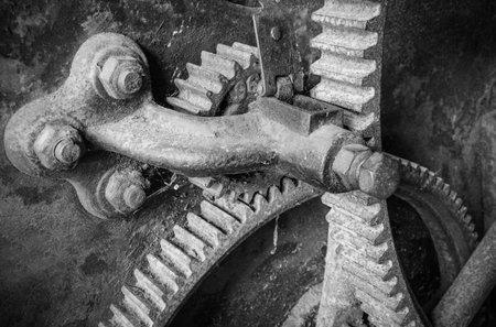 gearings of a historic agricultural machine