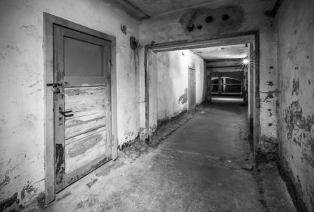Cellar in the concetration camp memorial museum of Neuengamme.