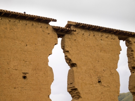 Temple of Wiracocha, an Inca archaeological site in the Cusco region in Peru 