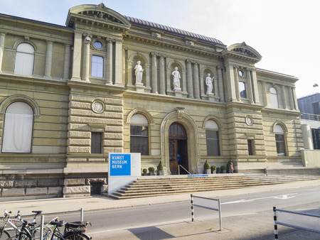 BERN, SWITZERLAND - OCTOBER 22  Kunst museum Bern  The Museum of Fine Arts Bern  on October 22, 2011 in Bern, Switzerland  Here is the oldest art museum in Switzerland with a permanent collection のeditorial素材