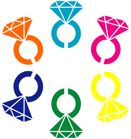 Diamond ringのイラスト素材