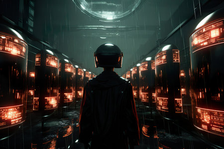 The concept and literature that create a virtual world characterized by network connections and advanced technology emphasize ethics in the cyber society as the core of the narrative. It is a serious and realistic depiction. This virtual world is often dystopian, dominated by powerful corporations or government authorities, and typically involves the ethics and morality of technologyの素材