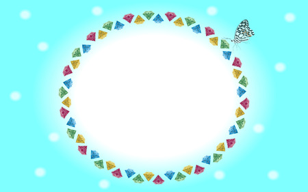 colorful diamonds backgroundのイラスト素材