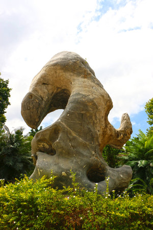 an ancient rockの写真素材