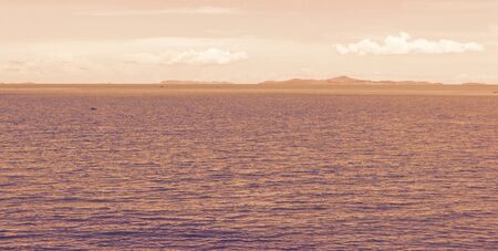 Sea views and evening sky, Holiday tourismの写真素材