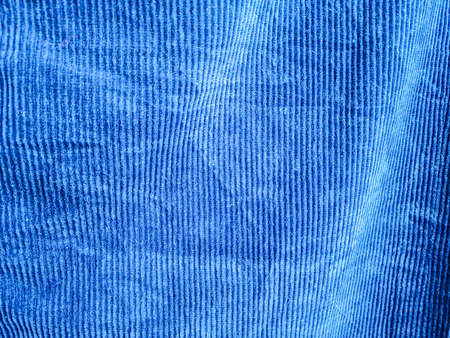 The background of the texture fabric blueの写真素材