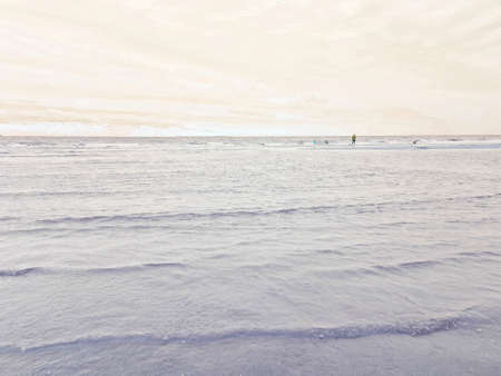 Calm sea and evening sky