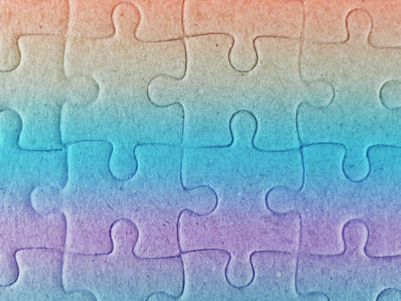 Completed multi-colored puzzle game background.の写真素材
