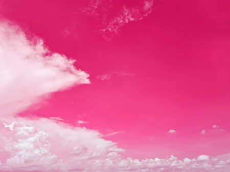 Soft and beautiful pastel color sky and cloud backgroundの写真素材