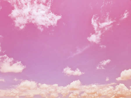 Sky and clouds background with pastel colorsの写真素材