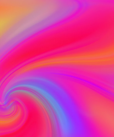 Bright pink background with soft colorful swirl.の素材