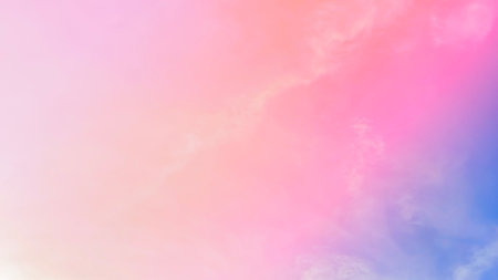 Sky and cloud background with a pastel color