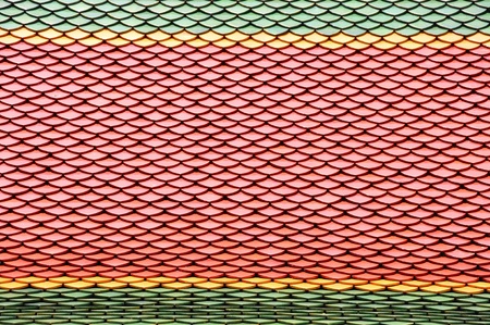Roof in Wat Po, Thailandの写真素材
