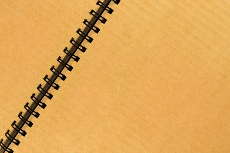 Open blank cardboard , on cardboard backgroundの写真素材