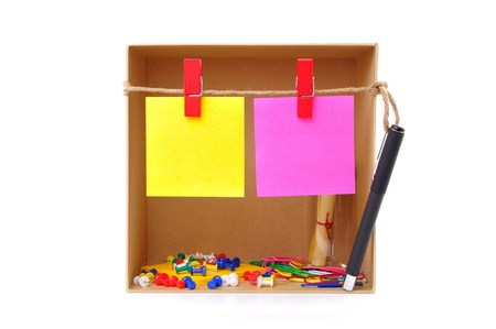 box with note And toolの写真素材