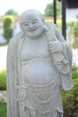 A modeling of fat monk chinese style.の写真素材