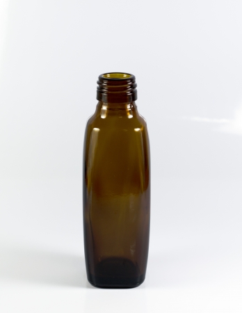 Brown Bottle in white Backgroundの写真素材