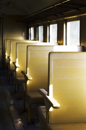 Empty seat in train 