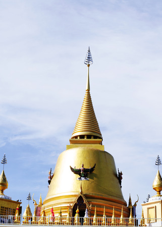 Thai Pagoda close up backgroundの写真素材