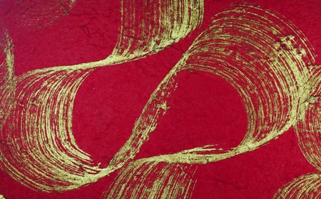 Red art paper with Abstract backgroundの写真素材